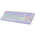 Redragon RD-K552W-RGB Kumara RGB RED Switch White Tenkeyless Mechanical Gaming Keyboard