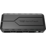 darkFlash DF-RC2-BLACK RC2 6-Port PWM & ARGB Lighting & Fan Speed Controller Hub