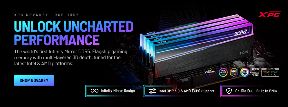 XPG Novakey RGB Unlock Uncharted Performance