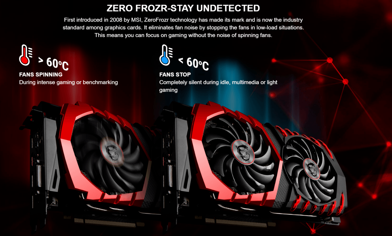 MSI GeForce GTX 1060 Gaming X 6GB GDDR5 192-bit PCI-E 3.0 Desktop