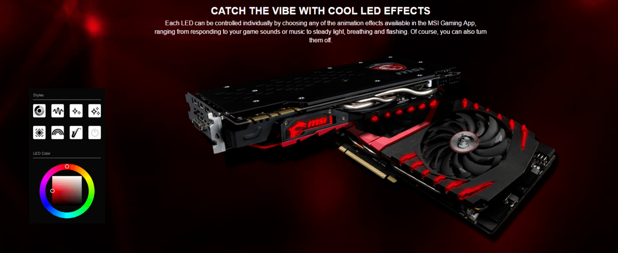 MSI GeForce GTX 1080 GAMING X 8GB GDDR5X 256bit PCI-E 3.0 RGB