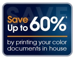 Save up to 60% by Printing Your Color Documents In-house!1