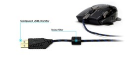 Gold Plated USB Connector & Noise Filter