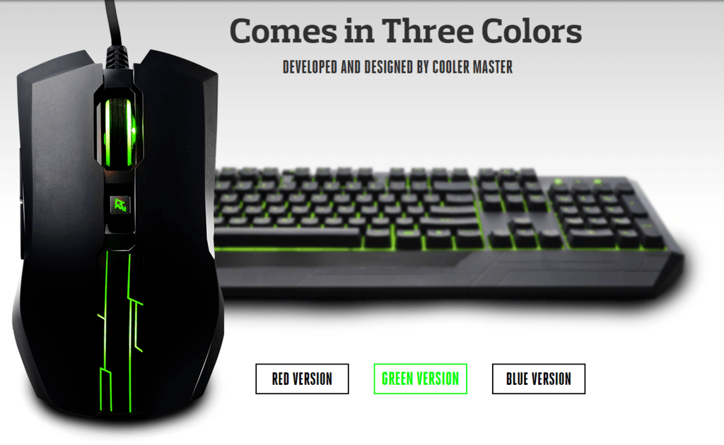 Cooler Master SGB-3030-KKMF1 Devastator 2 Blue LED Keyboard